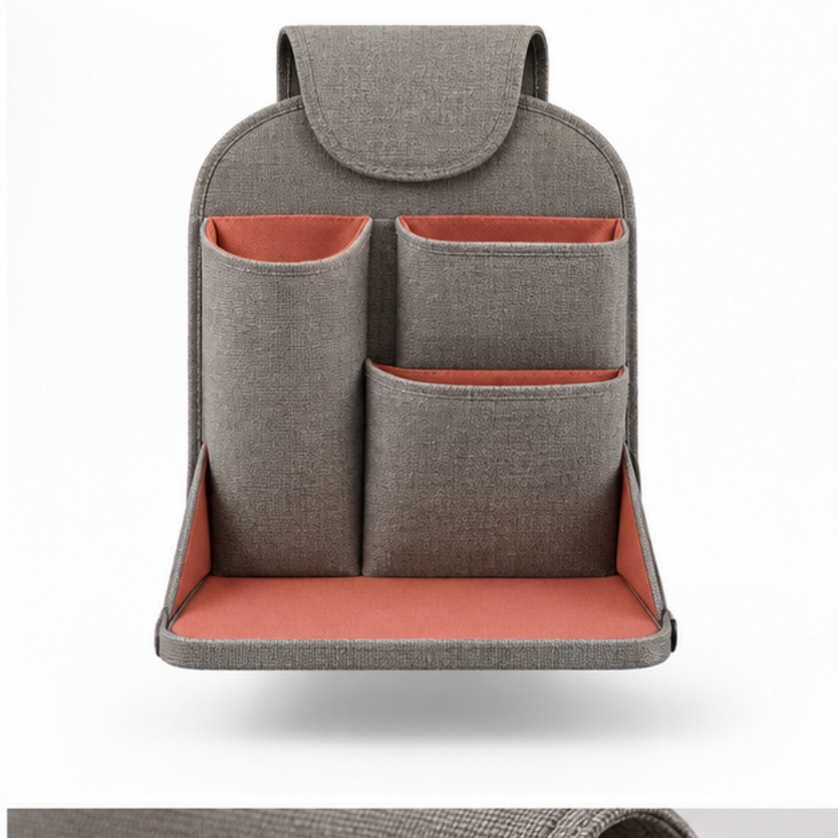 Foldable Seat-Back Essentials Caddy