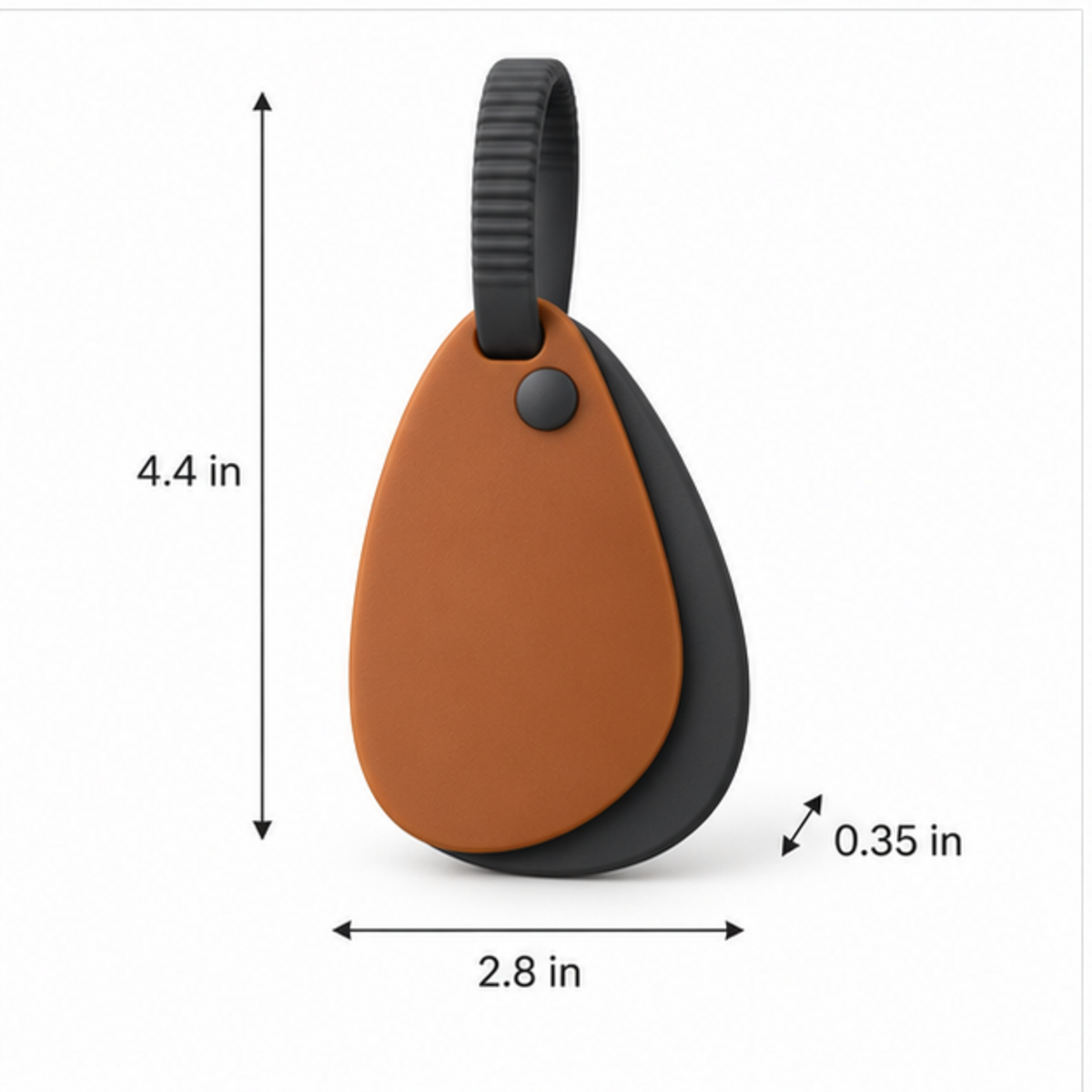 Soft-Grip Luggage Identification Tag