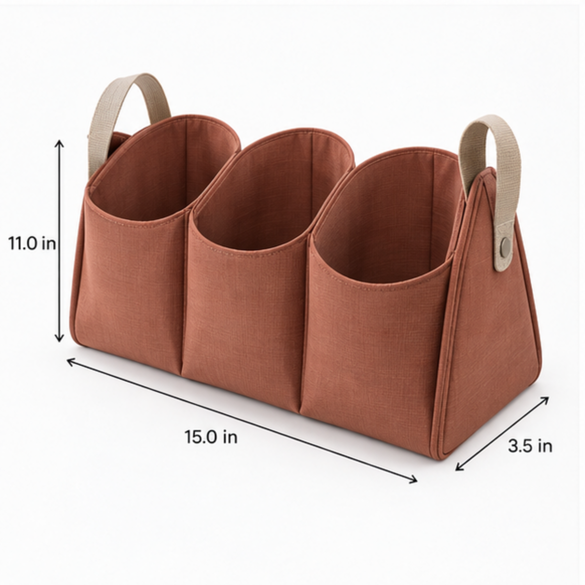 Fold-Flat Laundry Divider Bag