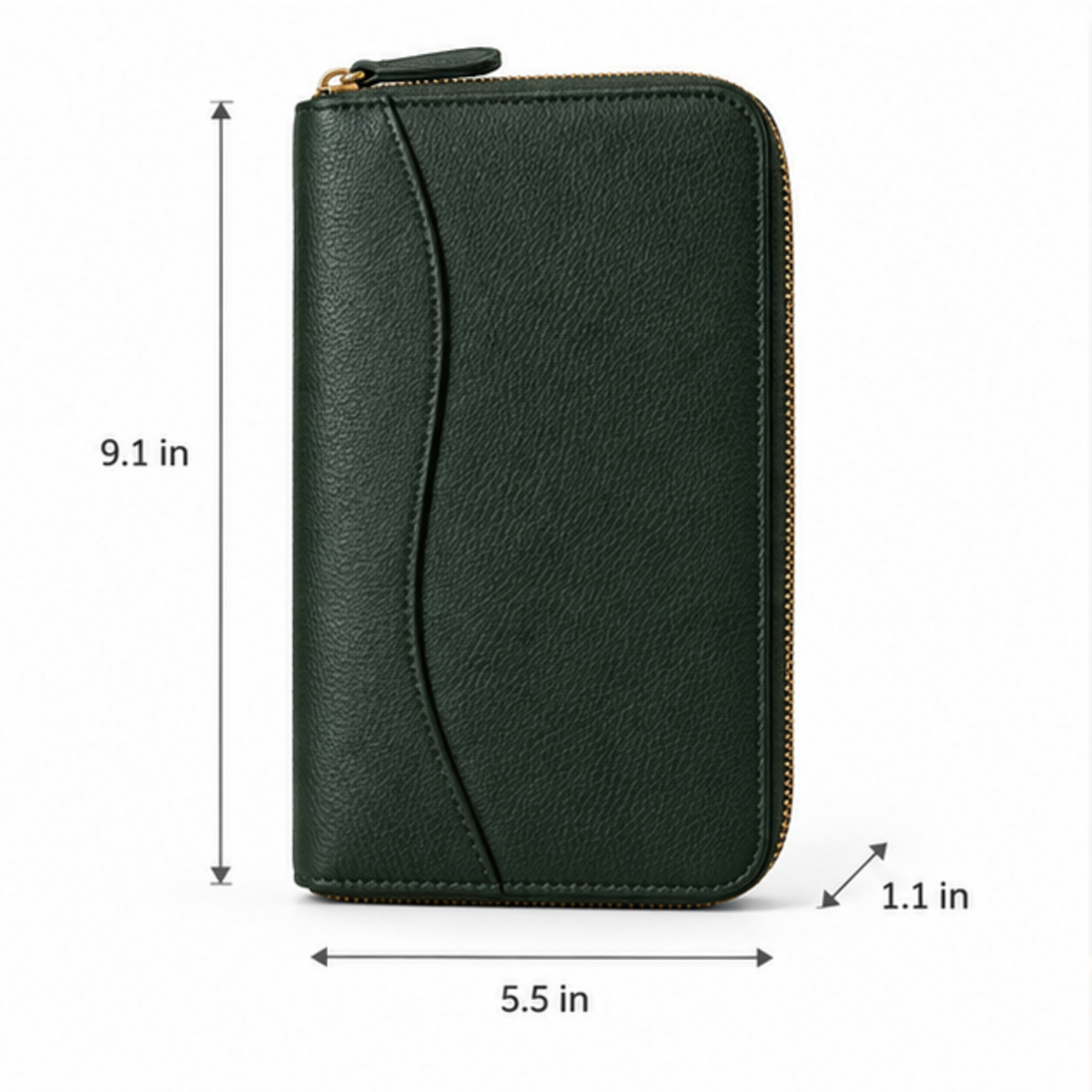 Document and Passport Zip Wallet