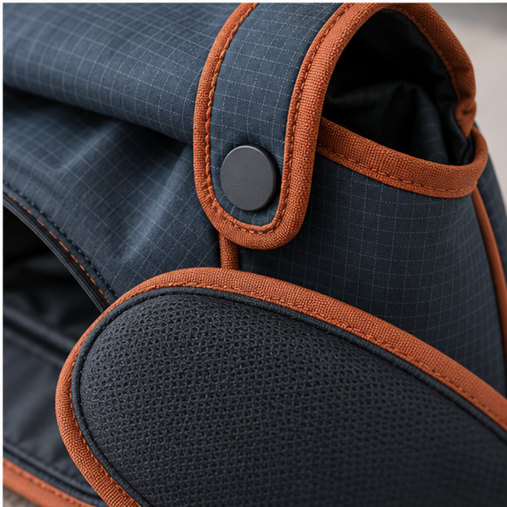 Roll-Top Shoe Separation Pouch